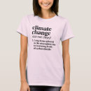 Recherche de changement climatique tshirts La politique