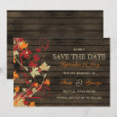 Recherche de fall save the dates Rustique enregistrer la date