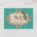 Recherche de paon turquoise cartes visite Cru