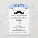 Recherche de little man baby shower invitations Au