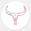 Recherche de crâne taureau autocollants Boho