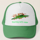 Recherche de feuille verte casquettes Brun