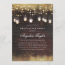 Recherche de wood graduation invitations Lumières de chaîne