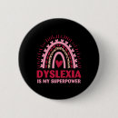 Recherche de dyslexie badges Guerrier dyslexique
