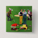 Recherche de trou de golf badges Mise