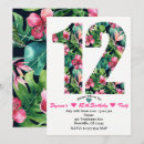 Recherche de 12 ans invitations Rose