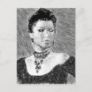 Recherche de noir et gris cartes postales Portrait