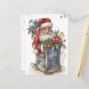 Recherche de noël bleu cartes postales Unique