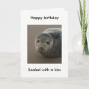 Recherche de scellé avec un baiser Anniversaire