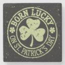Recherche de jour la saint patrick de dessous de verres Trèfle