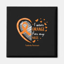 Recherche de nièce magnets Orange