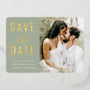 Recherche de vert olive or invitations Tendance