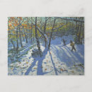 Recherche de lumière et ombre cartes postales Neige