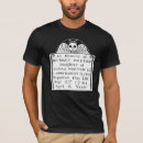 Recherche de tombstone tshirts Cimetière