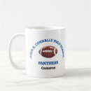 Recherche de football joueur tasses Bleu