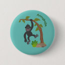 Recherche de singe drôle badges Dessin