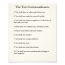Recherche de les 10 commandements posters Chrétien