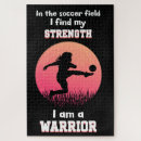 Recherche de soccer puzzles Fille de football
