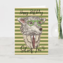 Recherche de hipster anniversaire cartes Typographie