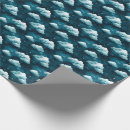 Recherche de ciel bleu foncé papier cadeau Étoiles