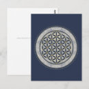 Recherche de symbole sacré cartes postales Fleur de vie