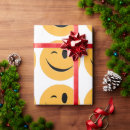 Recherche de visage jaune papier cadeau Émoticône