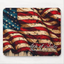 Recherche de drapeau américain vintage tapis souris 4 juillet