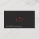 Recherche de coeur rouge cartes visite Toute personne