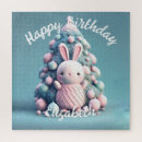 Recherche de lapin puzzles Bleu