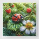 Recherche de de coccinelle horloges Rouge