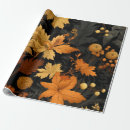 Recherche de feuillage papier cadeau Saisonnier