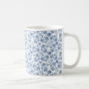 Recherche de style oriental tasses Bleu