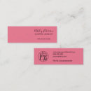 Recherche de rose foncé cartes visite Simple