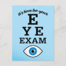 Recherche de optométriste cartes postales examen oculaire