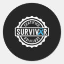 Recherche de survie autocollants Sensibilisation au cancer