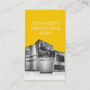 Recherche de appliance cartes visite Électroménagers