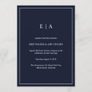 Recherche de minimal mariage invitations Monogramme