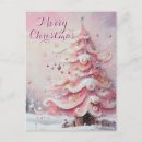 Recherche de arbre de noël abstrait cartes postales Blanc