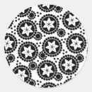 Recherche de fleur stylisée autocollants Floral