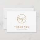 Recherche de gold remerciements cartes Minimaliste