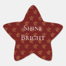 Recherche de red stars autocollants Brillant