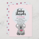Recherche de koala mignon invitations Bientôt maman