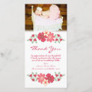 Recherche de le bébé vous remercient Floral