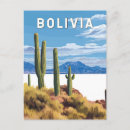 Recherche de la bolivie cartes postales Drapeau bolivien