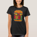 Recherche de restaurant femme tshirts Cheeseburger