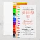Recherche de crayon couleur invitations Coloré