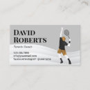 Recherche de club sportif cartes visite Tennis