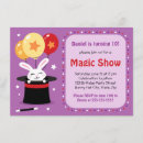 Recherche de spectacle de magie invitations Enfants