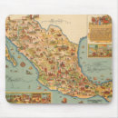 Recherche de cartes historiques tapis souris Mexico