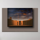 Recherche de solitude posters Bleu